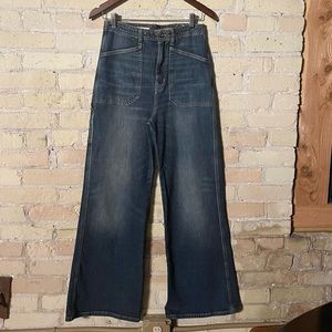 Anthropologie Pilcro The Carpenter Wide-Leg Jeans - 27 Waist 32 inch inseam